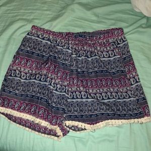 Purple Design Shorts